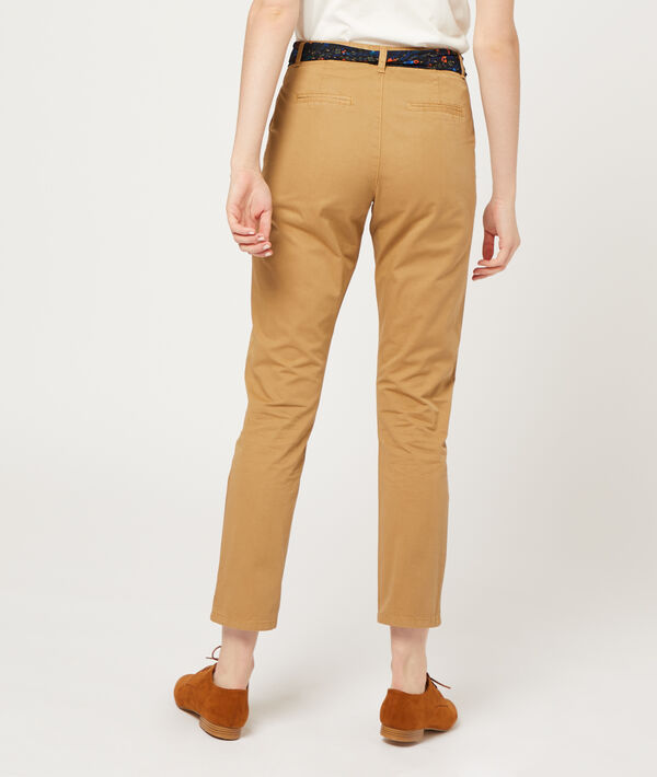 Pantalon droit avec foulard Pantalon droit avec foulard