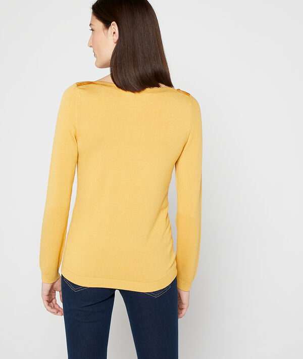 Pull col bateau en maille fine Pull col bateau en maille fine