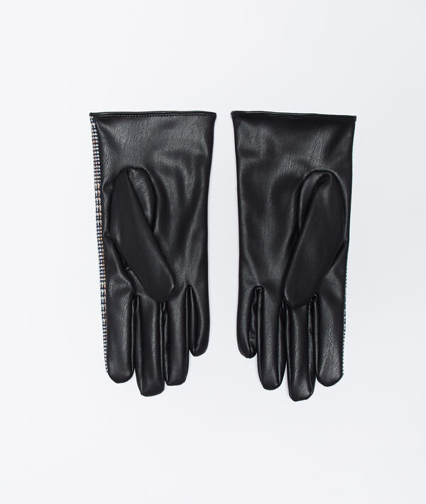 Gants à motifs pied de poule Gants à motifs pied de poule