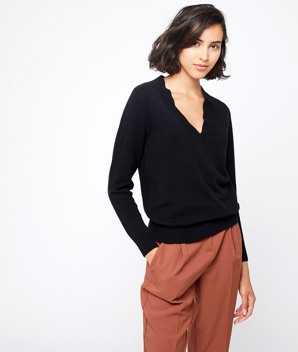 Pull col v en cachemire Pull col v en cachemire