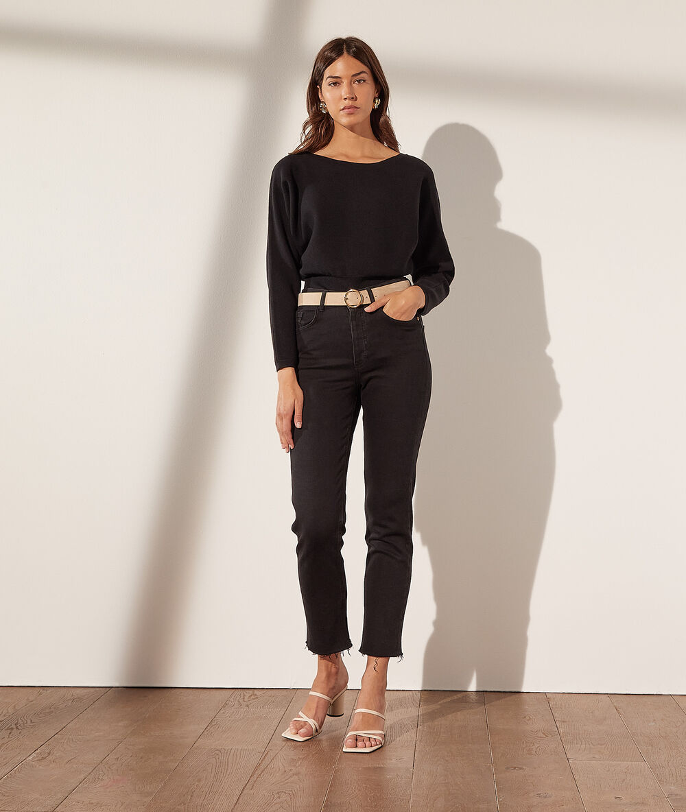 Body pull col bateau noir.