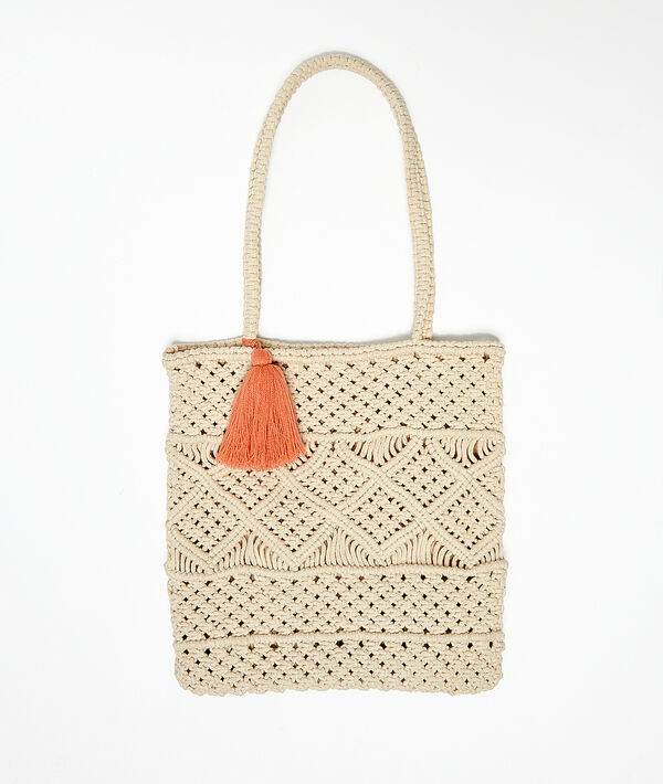 Sac cabas en macramé Sac cabas en macramé
