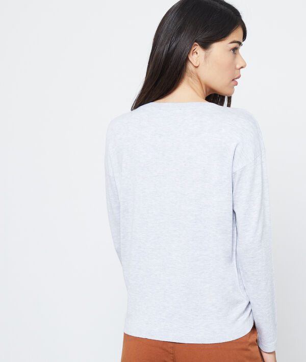 Pull col v en maille fine Pull col v en maille fine