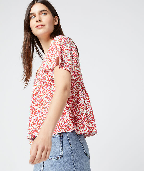 Blouse à imprimé fleuri Blouse à imprimé fleuri