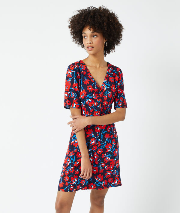 Robe boutonnée à imprimé Robe boutonnée à imprimé