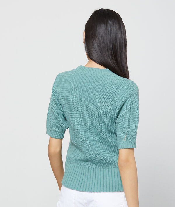 Pull côtelé en grosse maille Pull côtelé en grosse maille