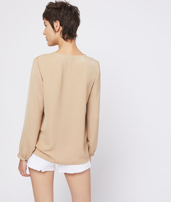 Blouse boutonnée à col v Blouse boutonnée à col v