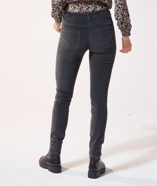 Pantalon slim en velours Pantalon slim en velours
