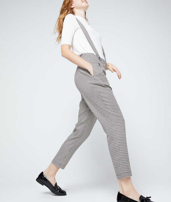 Pantalon carotte à bretelles Pantalon carotte à bretelles