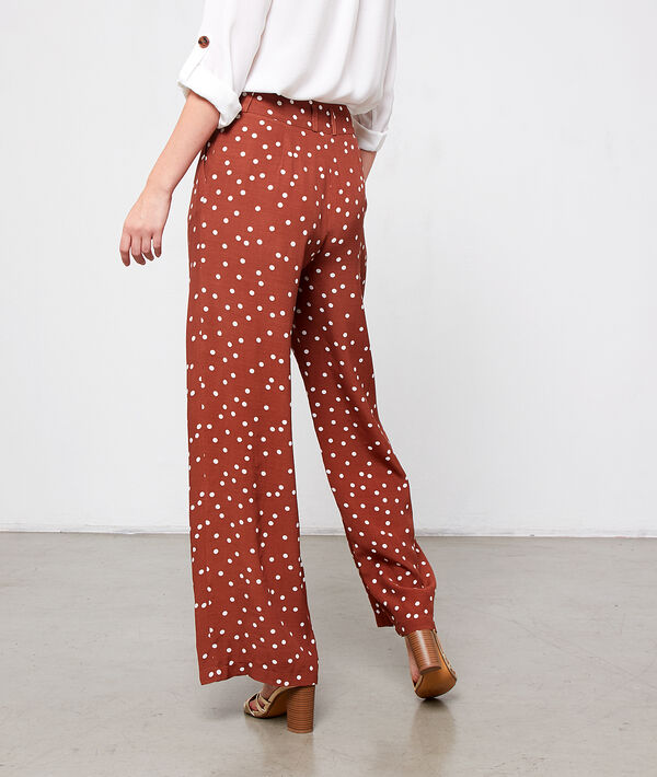 Pantalon large à pois Pantalon large à pois