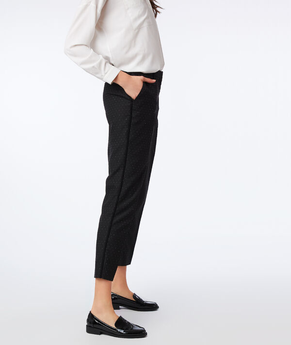 Pantalon cigarette à pois Pantalon cigarette à pois