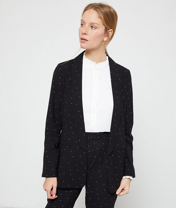 Veste de tailleur à pois Veste de tailleur à pois