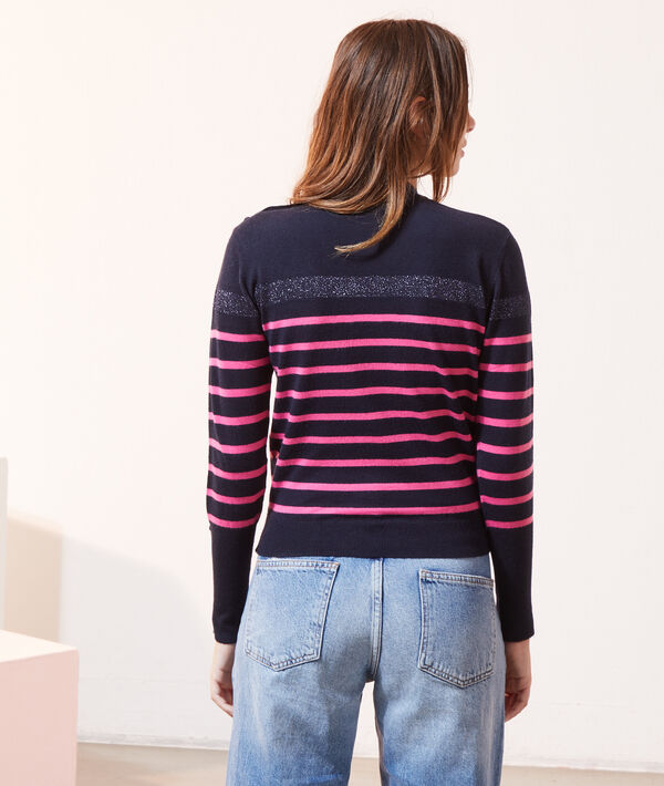 Pull rayé en maille fine Pull rayé en maille fine