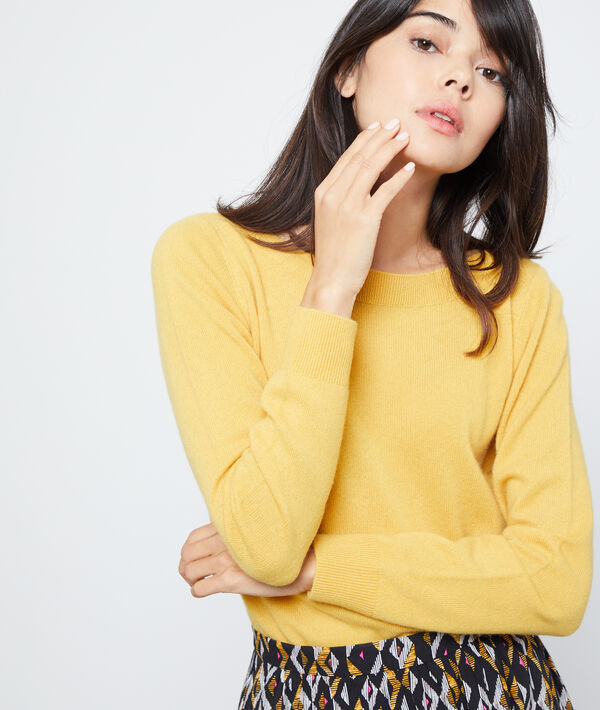 Pull col bateau en cachemire Pull col bateau en cachemire