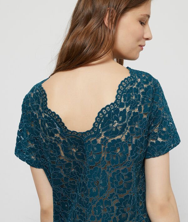 Top en dentelle florale Top en dentelle florale