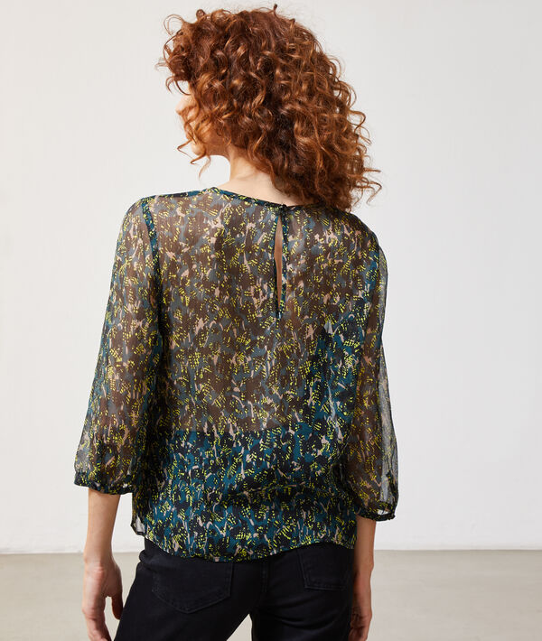 Blouse imprimé multicolore Blouse imprimé multicolore