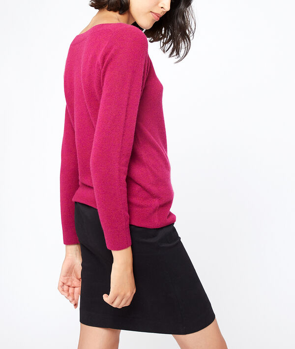 Pull col bateau en cachemire Pull col bateau en cachemire