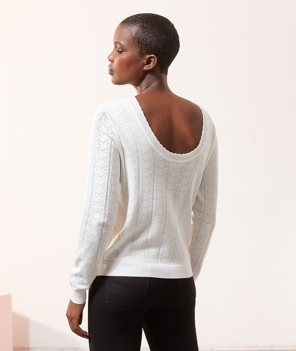 Pull dos décolleté Pull dos décolleté