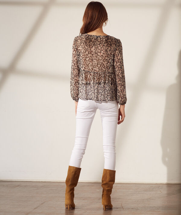 Blouse fluide imprimé fleuri Blouse fluide imprimé fleuri