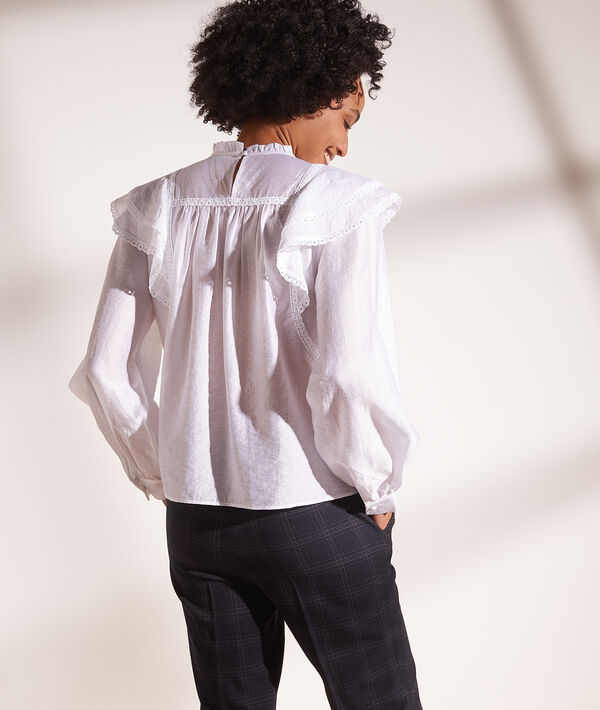 Blouse avec volants sur les manches Blouse avec volants sur les manches