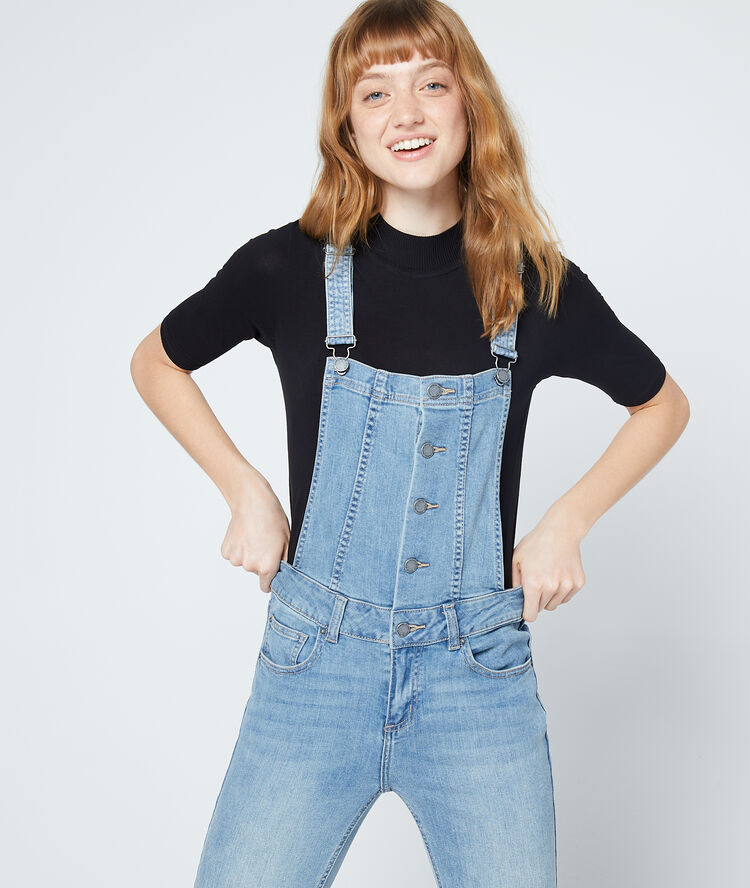 Salopette en jean stone.