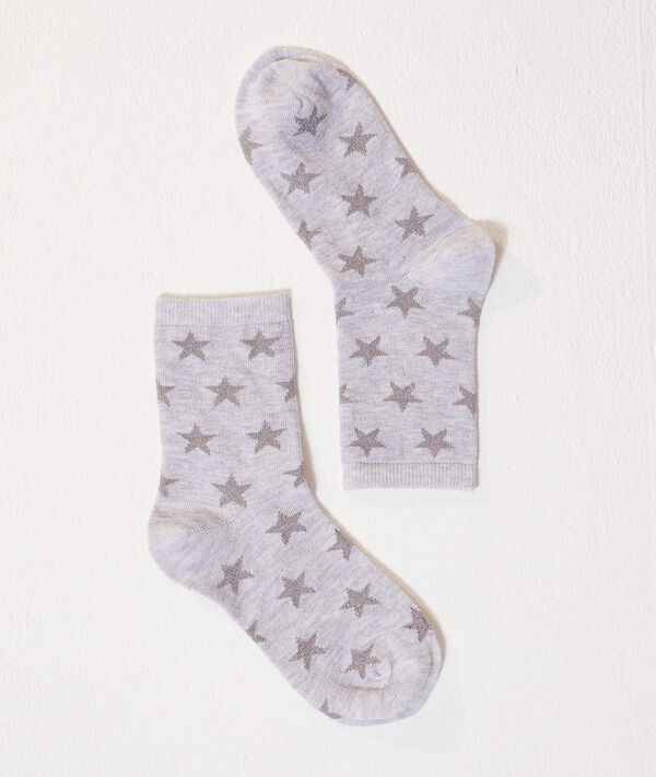 Chaussettes étoiles à fils métallisés Chaussettes étoiles à fils métallisés