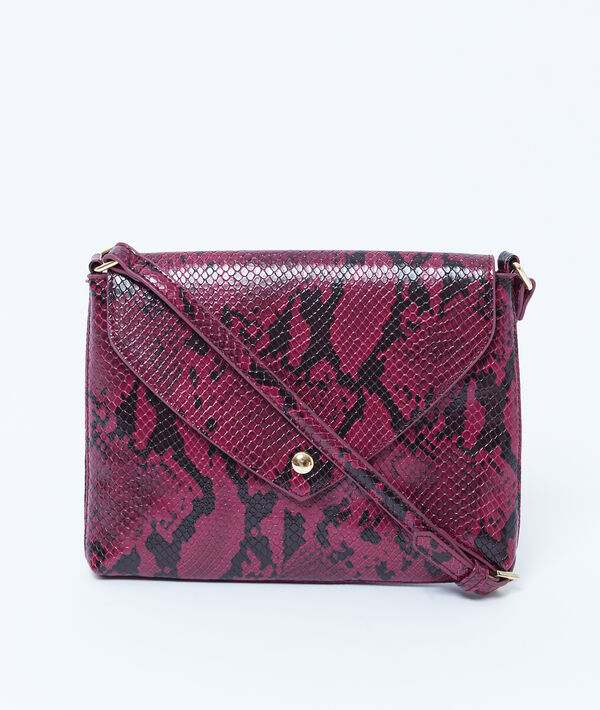 Sac besace à imprimé serpent - HILDA - TU - Rouge - Femme - Etam