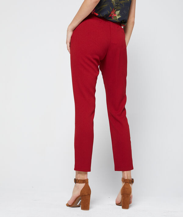 Pantalon carotte ceinturé Pantalon carotte ceinturé