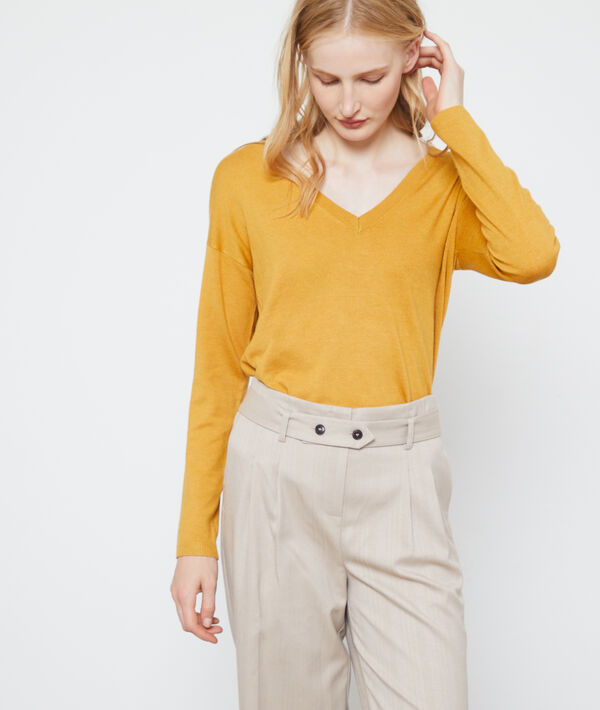Pull col v en maille fine Pull col v en maille fine