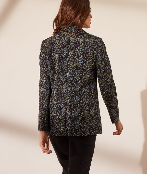 Veste de tailleur imprimé fleuri Veste de tailleur imprimé fleuri