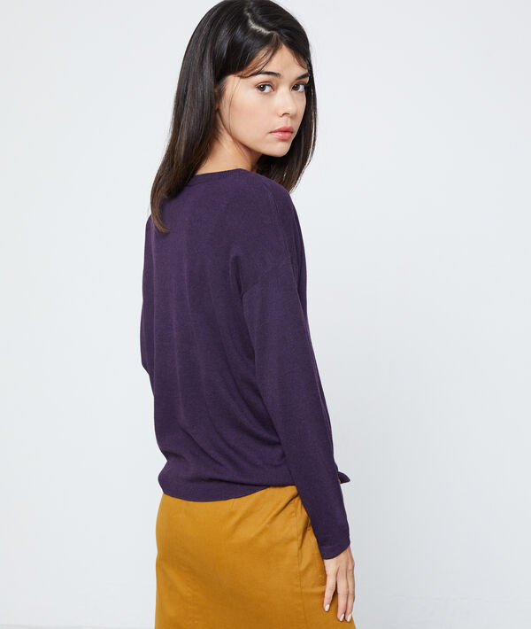Pull col v en maille fine Pull col v en maille fine