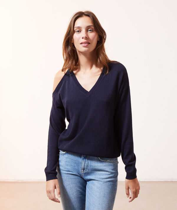 Pull col v asymétrique Pull col v asymétrique