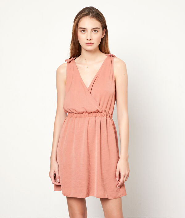 Robe cache-coeur bretelles nouées - JULIETTE - 42 - Rose - Femme - Etam