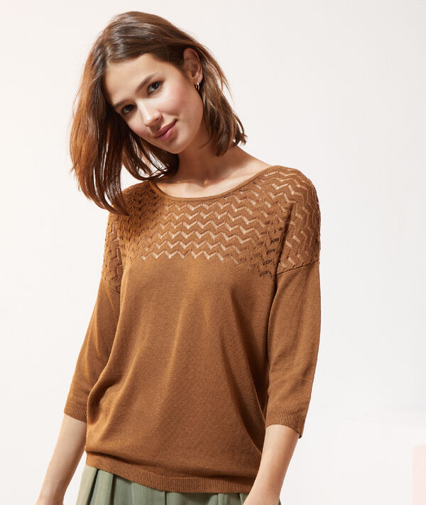 Pull en maille ajourée Pull en maille ajourée