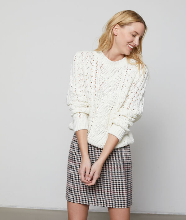 Pull en grosse maille torsadée Pull en grosse maille torsadée