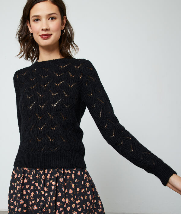 Pull italien en maille pointelle Pull italien en maille pointelle