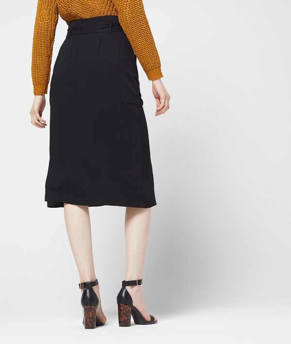 Jupe midi boutonnée Jupe midi boutonnée