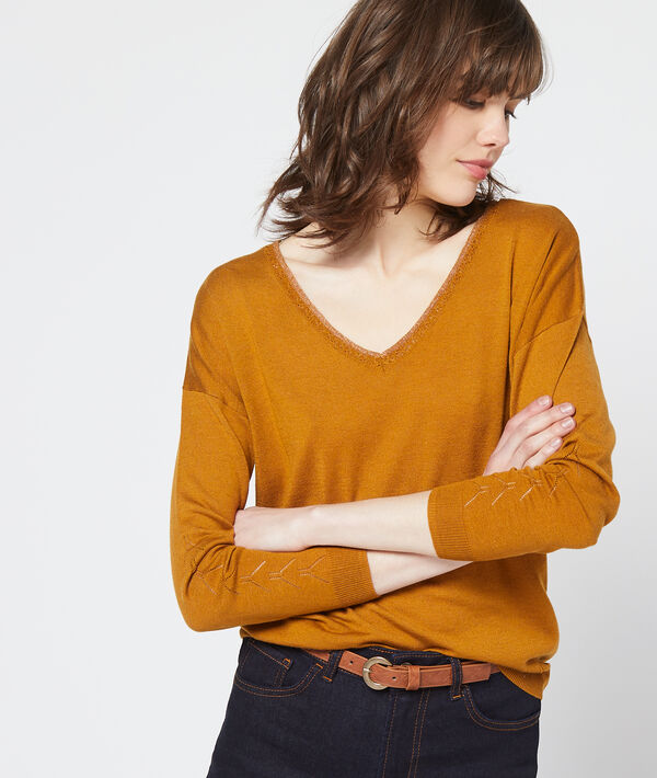 Pull col v en maille fine Pull col v en maille fine