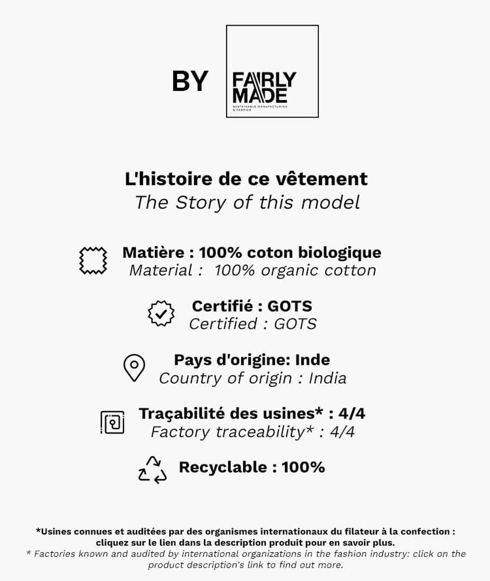 T-shirt "l'heure d'été" carmin.