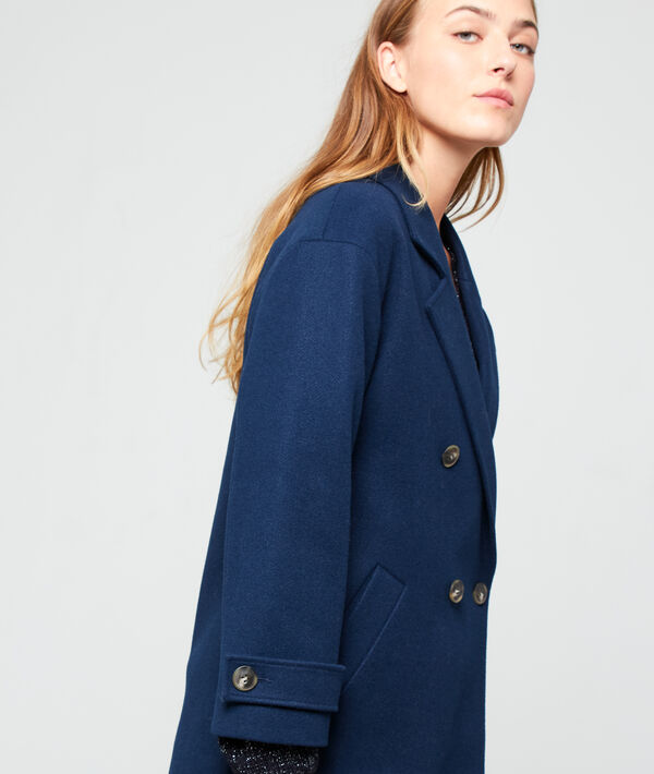 Manteau masculin marine.