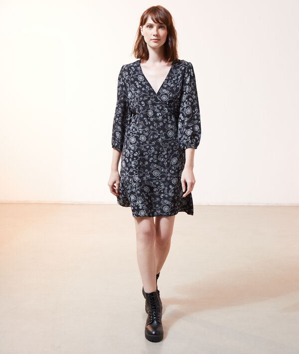 Robe cintrée imprimé fleuri Robe cintrée imprimé fleuri