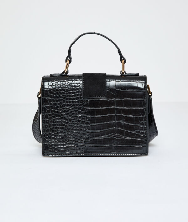 Sac cartable effet croco Sac cartable effet croco