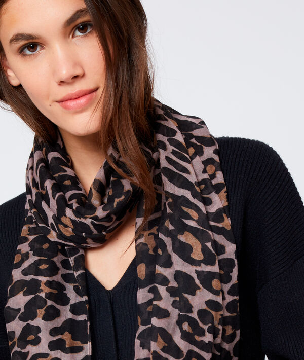 Foulard imprimé léopard Foulard imprimé léopard
