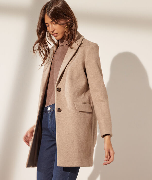 Manteau coupe droite Manteau coupe droite