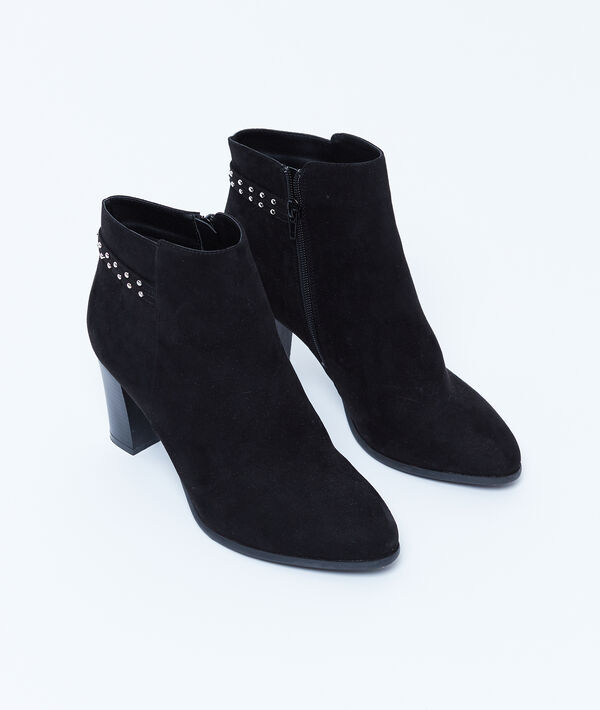 Bottines à talons cloutées Bottines à talons cloutées