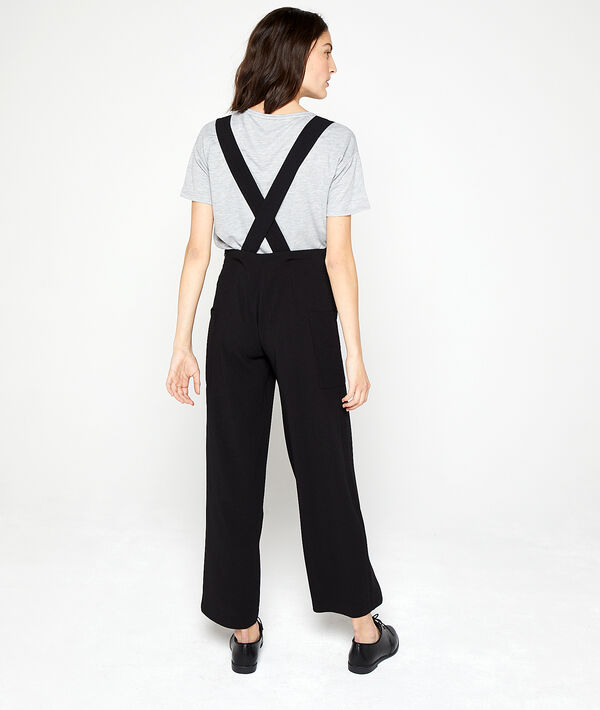 Pantalon carotte à bretelles Pantalon carotte à bretelles