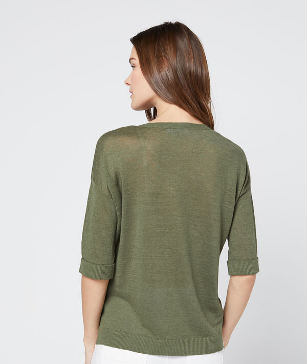Pull maille fine en lin Pull maille fine en lin