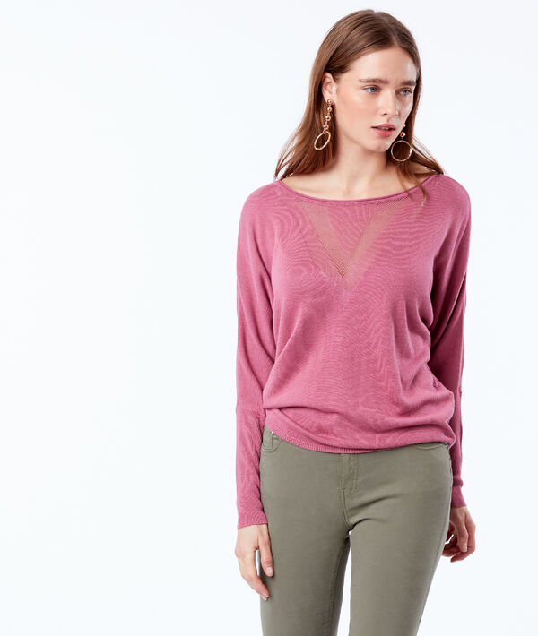 Pull décolleté et dos ajourés Pull décolleté et dos ajourés