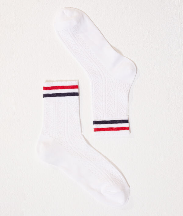 Chaussettes style pointelle Chaussettes style pointelle