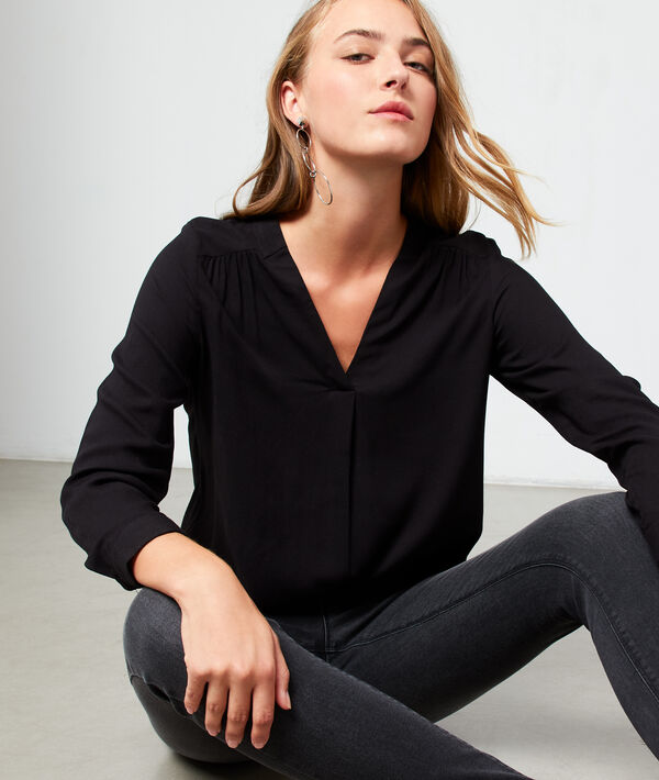 Blouse col v Blouse col v